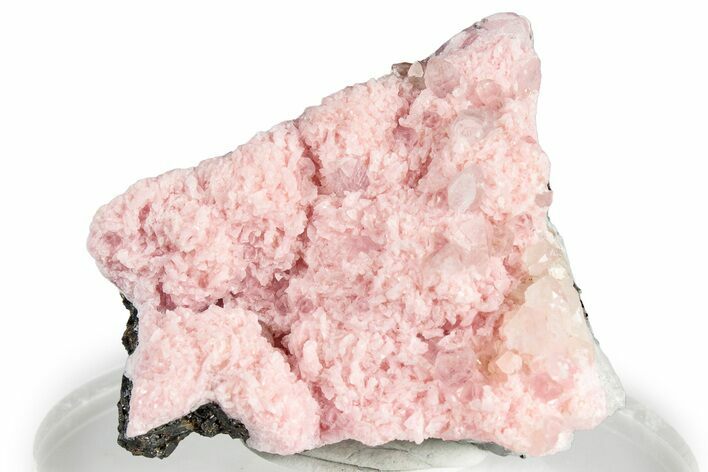 Light Pink Rhodochrosite with Quartz - Peru #358955